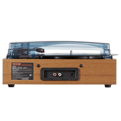 Wireless Vinyl Record Player with Built-In Speakers