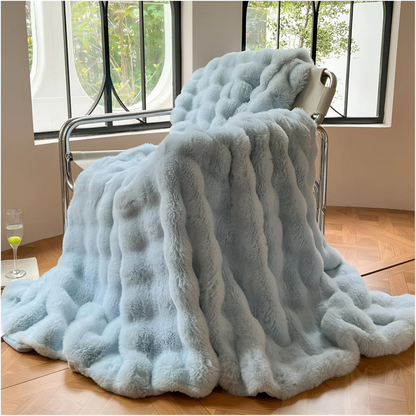 Plüschige Premium-Fleecedecke