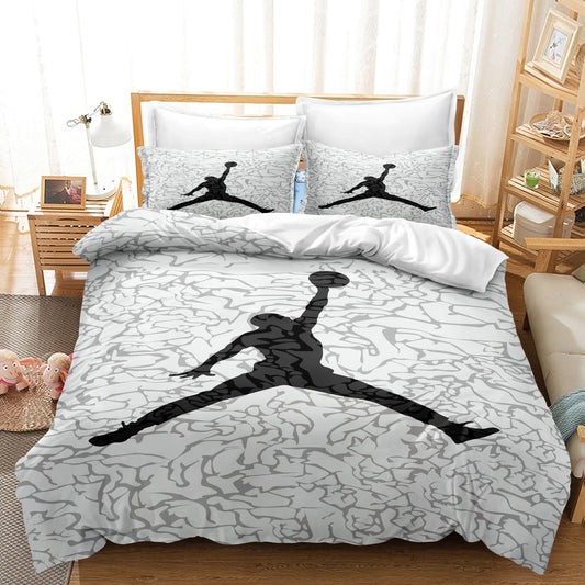 Athletic Basketball Bedding Comforter Set - Halri