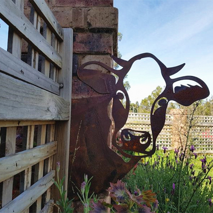 Rustikale Gartendekoration aus Metall im Landhausstil
