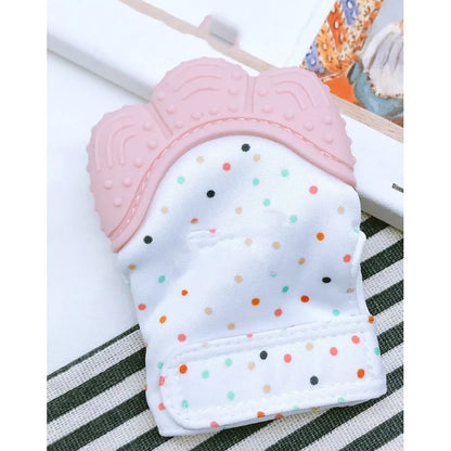 Baby-Beißhandschuh mit weichem Silikon