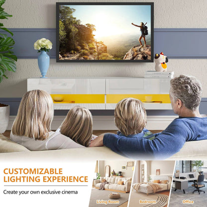 Wall Mount Slim TV Shelf