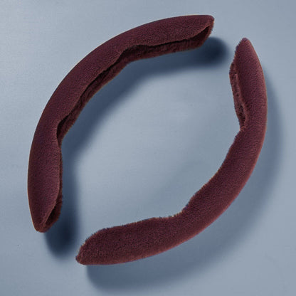 Warmer, flauschiger, rutschfester Lenkradbezug