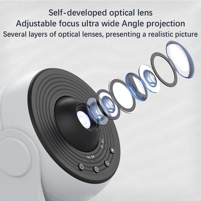 Wireless Star Projector with Built-in Bluetooth Speaker