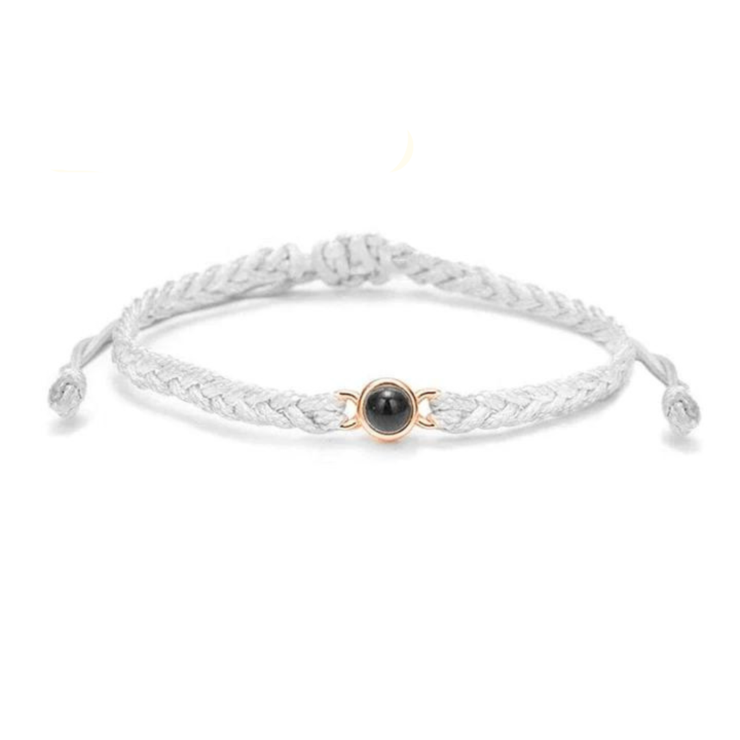 Personalisiertes Armband mit Fotoanhänger