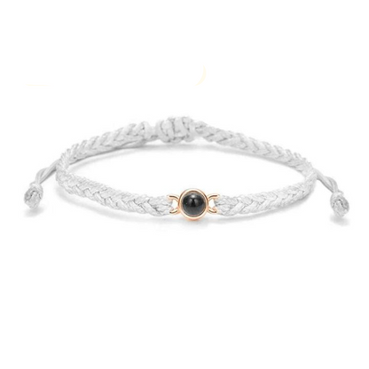 Personalisiertes Armband mit Fotoanhänger