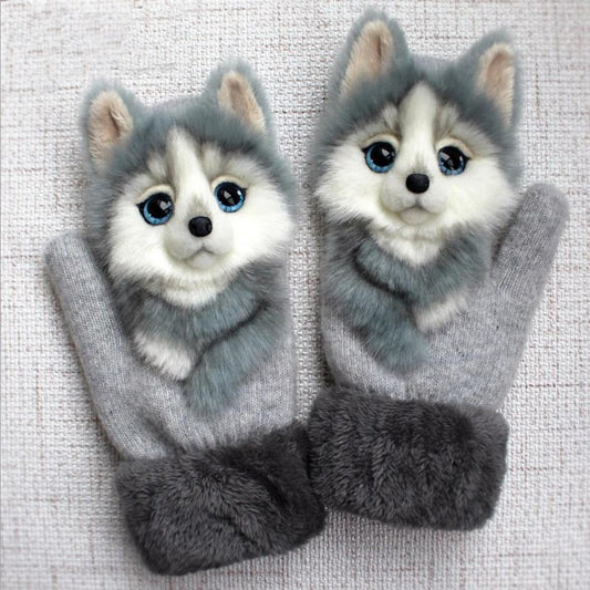 Warm Fuzzy Animal Gloves - Halri