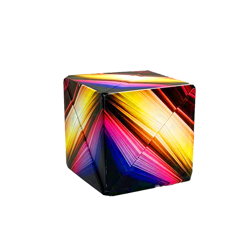 Bunter magnetischer Puzzlewürfel