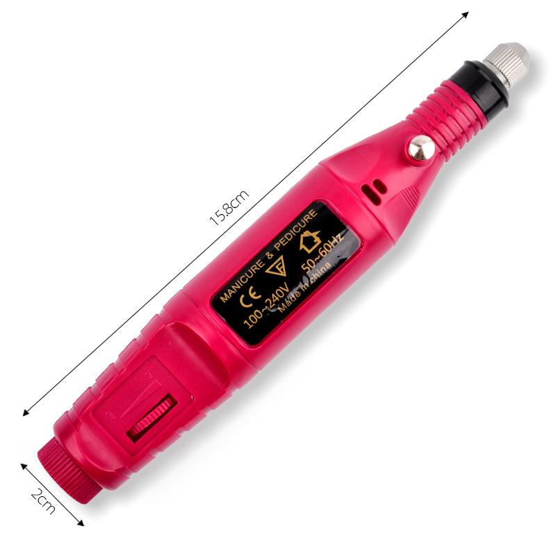 Compact Nail Drill Electric Manicure Kit