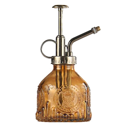 Pflanzsprühflasche aus Glas im Retro-Stil