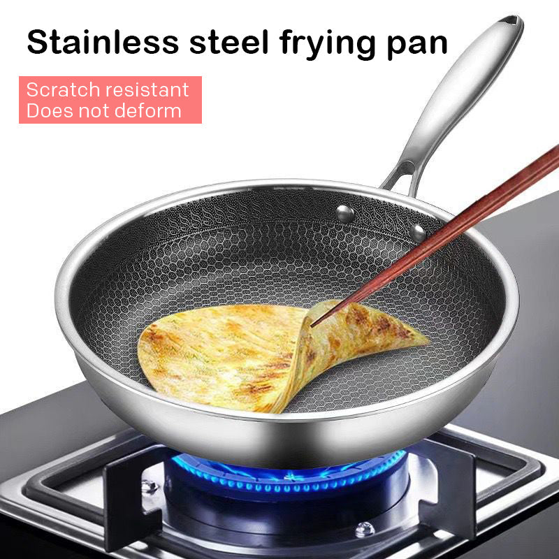 Durable Steel Hexagon Non Stick Fry Pan - Halri