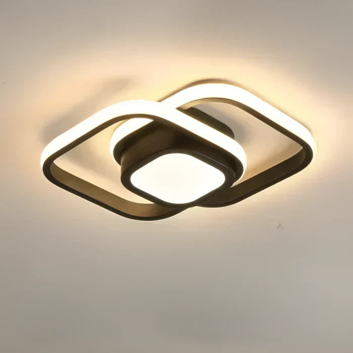 Helle LED-Deckenleuchte im modernen Stil