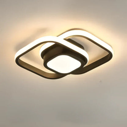 Helle LED-Deckenleuchte im modernen Stil