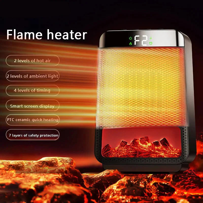 Compact 1500W Electric Space Heater Fan - Halri