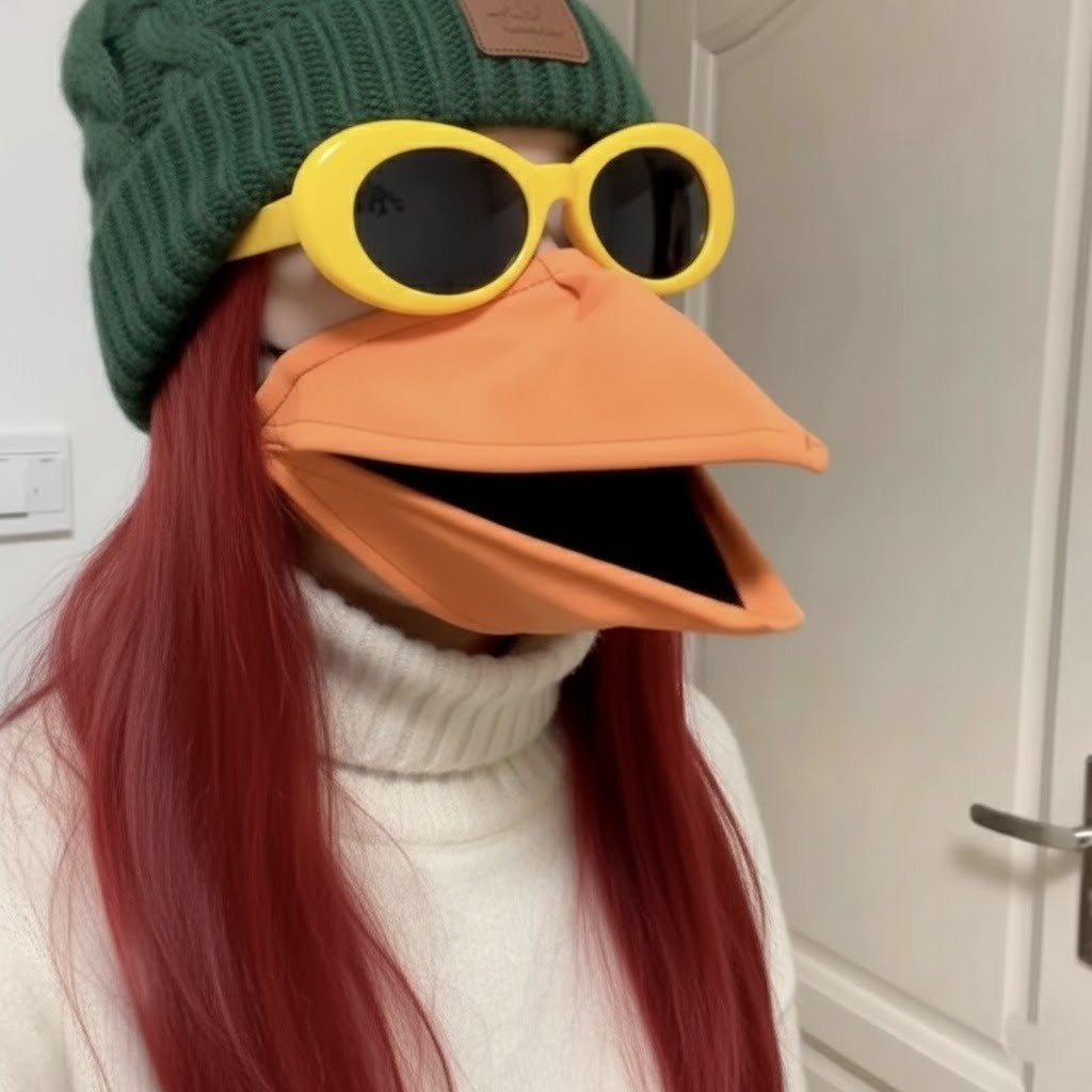 Funny Quacking Duck Face Mask - Halri