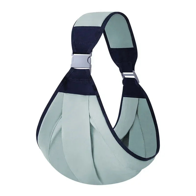 Adjustable Baby Wrap Soft Newborn Sling with Ergonomic Design, C-Shaped Back Support, Safe for Babies 1 Months+