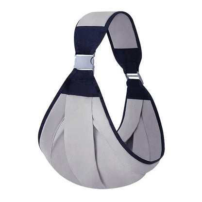 Adjustable Baby Wrap Soft Newborn Sling with Ergonomic Design, C-Shaped Back Support, Safe for Babies 1 Months+