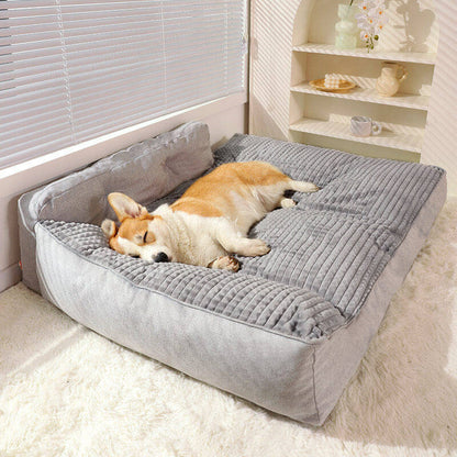 Plush Pet Orthopedic Deluxe Pillow Bed - Halri