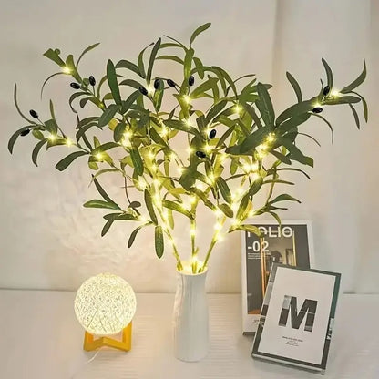 Realistic Greenery LED Table Lamp Fake Plant