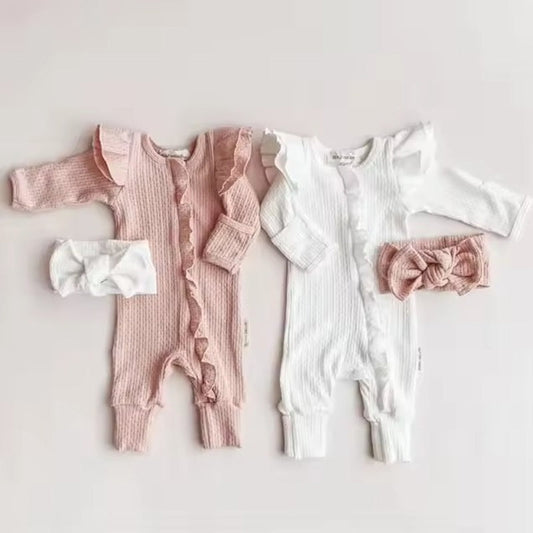 Adorable Infant Zip Up Baby Romper Suit - Halri