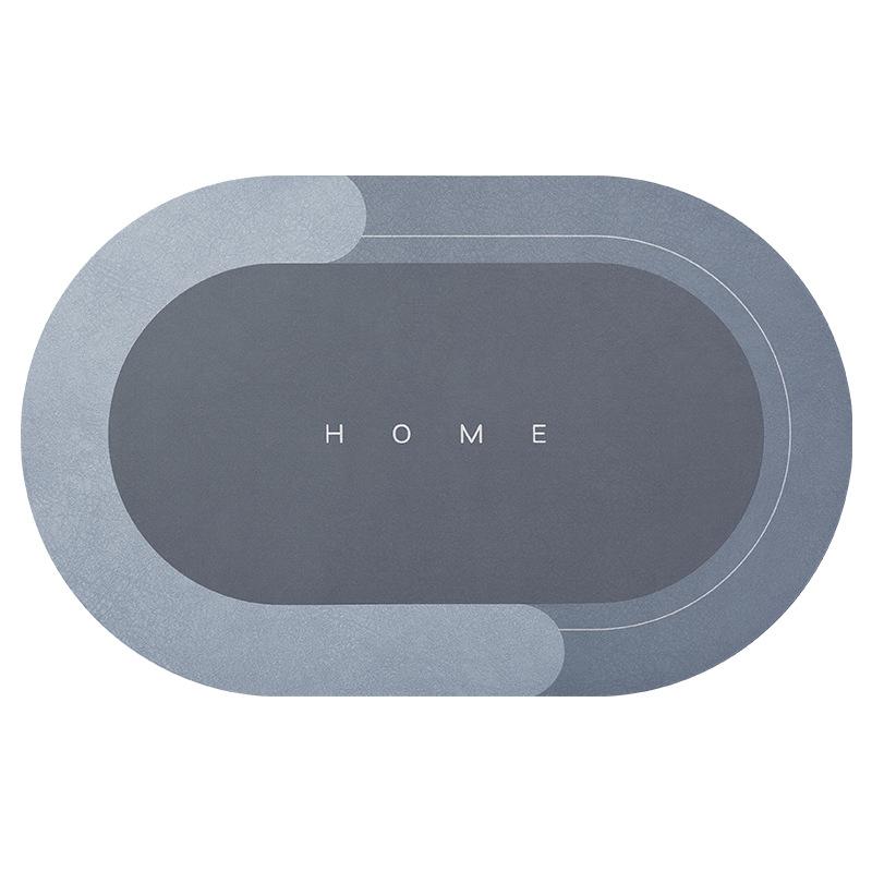 Soft Non Slip Oval Bathroom Mat