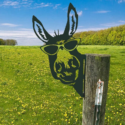 Rustikale Gartendekoration aus Metall im Landhausstil