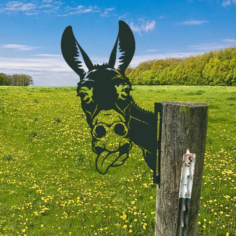 Rustikale Gartendekoration aus Metall im Landhausstil