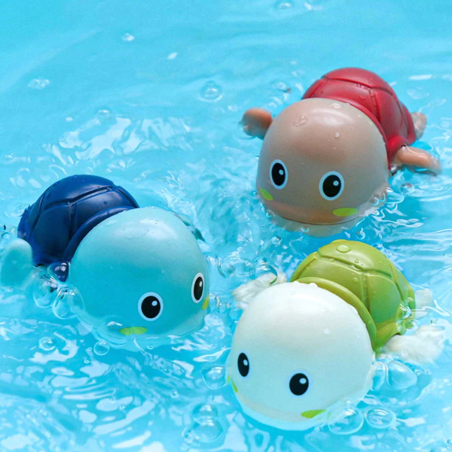 Fun Bath Time Wind Up Turtle Toys - Halri