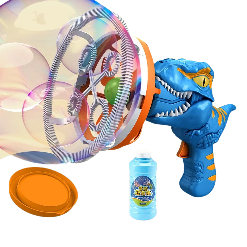 Lustige Dinosaurier-Seifenblasenmaschine für Kinder