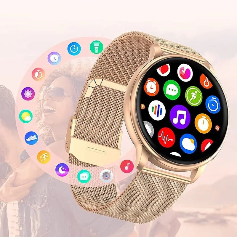 Waterproof Smartwatch with Bluetooth and Fitness Tracking - Halri