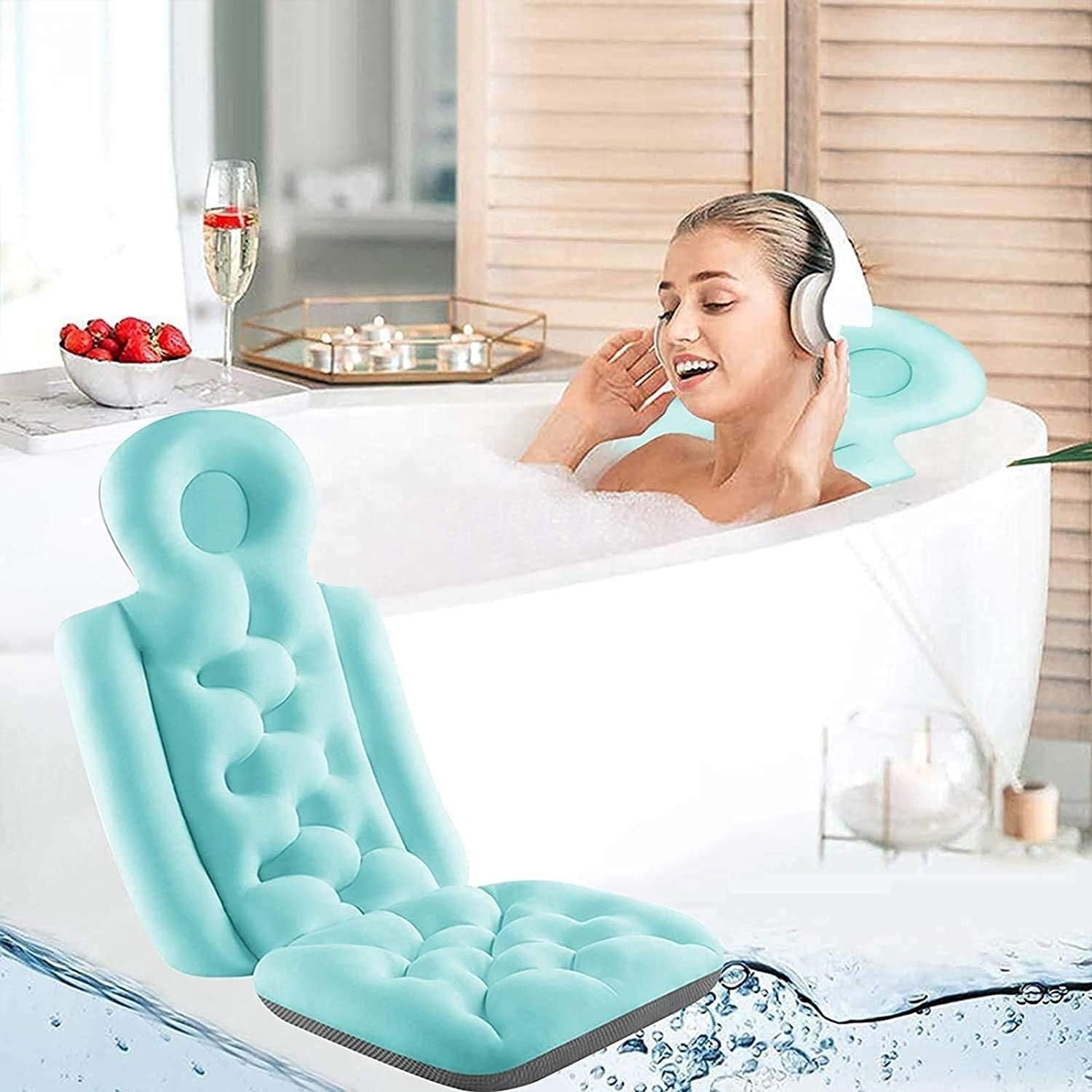 Comfortable Bath Mat Cushion for Adults, Soft Support - Halri