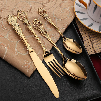 Premium Stainless Steel Silverware Set for Home Use - Halri