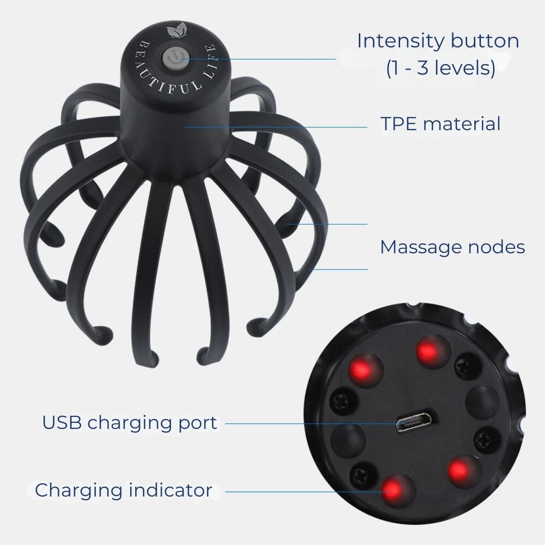 Relaxing Electric Massager for Head and Neck Relief