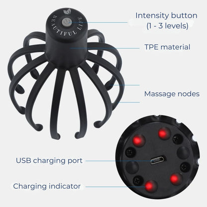 Relaxing Electric Massager for Head and Neck Relief