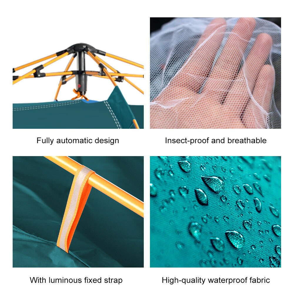 Compact 2 Man Pop Up Waterproof Camping Tent