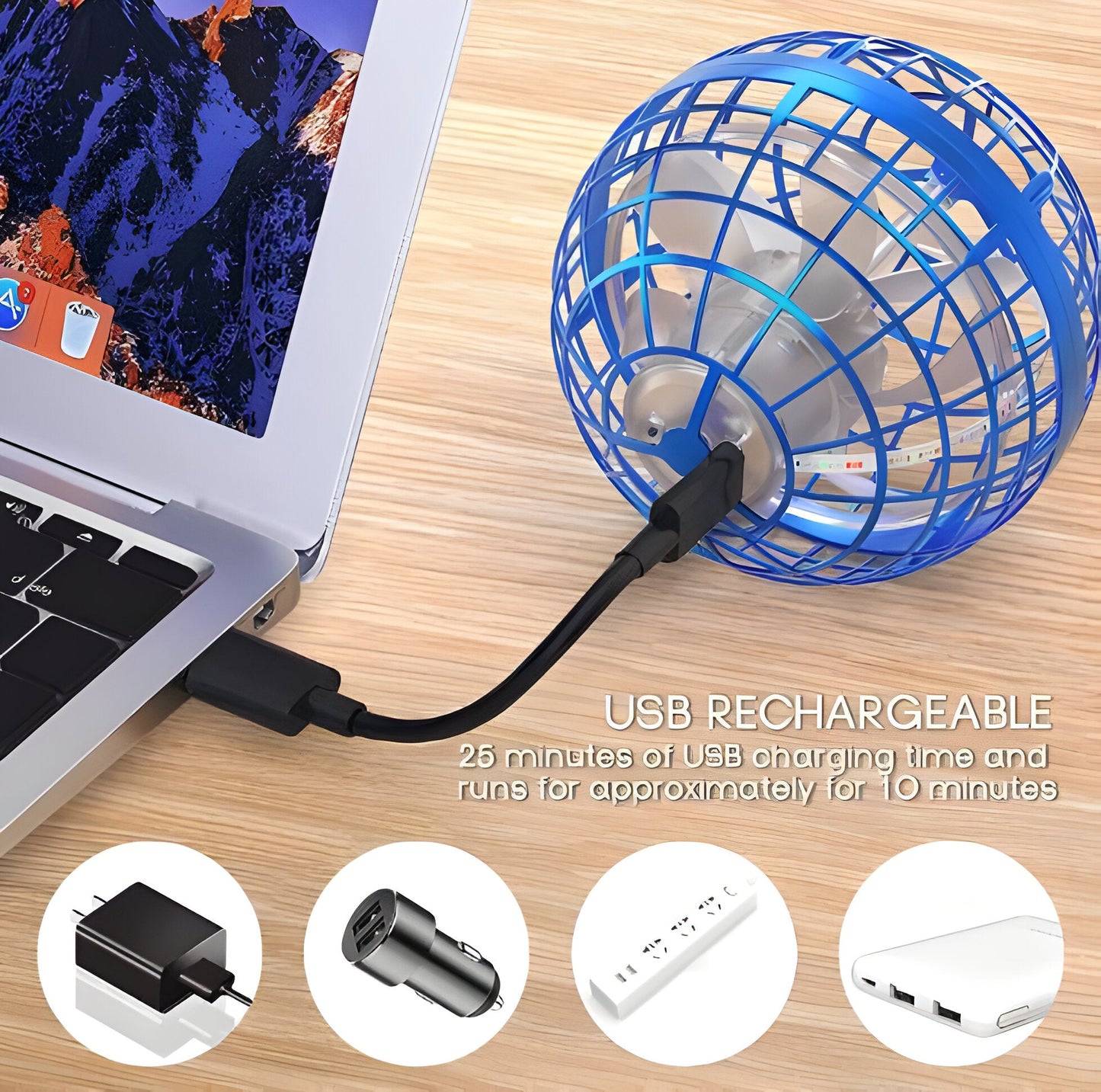 Best Selling LED Fidget Globe Spinner Toy