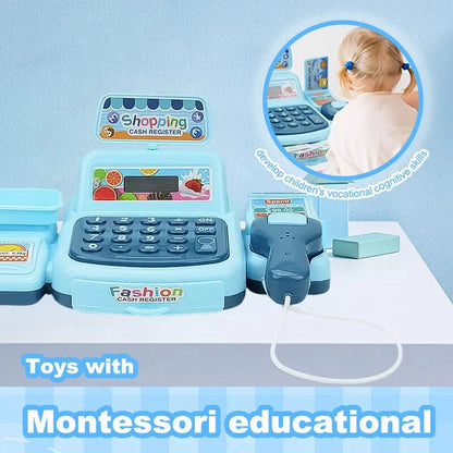 Cash Register Toy with Lights & Sounds, Electronic Gameplay, Safe for Ages 3+