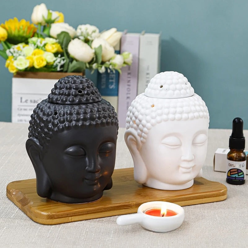 Soothing Buddha Candle Holder Essential Oil Diffuser - Halri