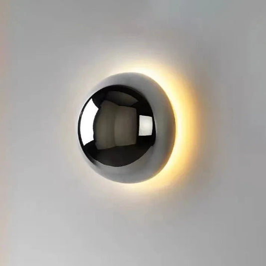 Round LED Wall Lamp - Contemporary Soft Glow Sconce - Halri