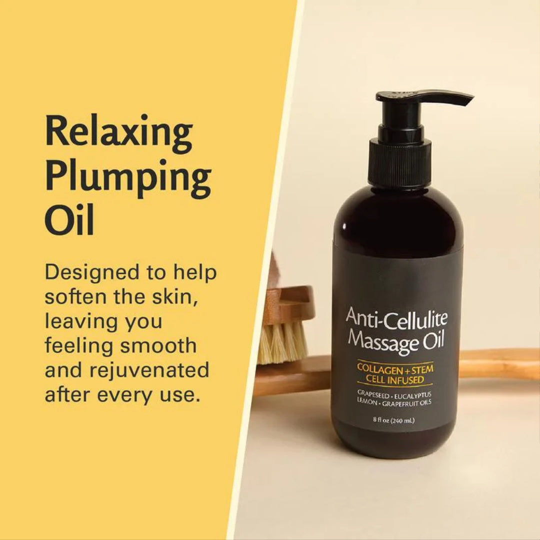 Collagen Firming Anti-Cellulite Body Oil Relaxes Your Body and Brightens, Smooths Skin
