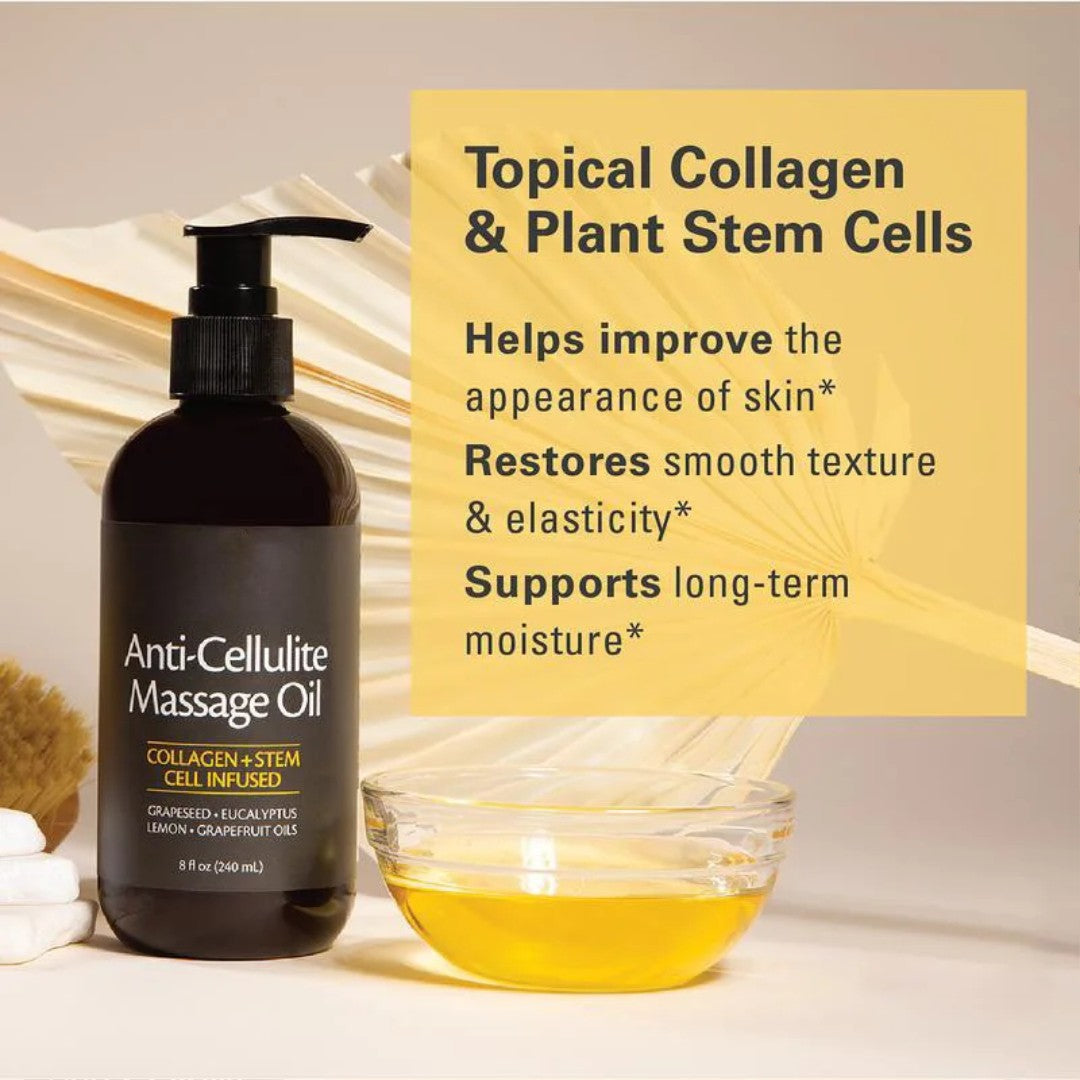 Collagen Firming Anti-Cellulite Body Oil Relaxes Your Body and Brightens, Smooths Skin