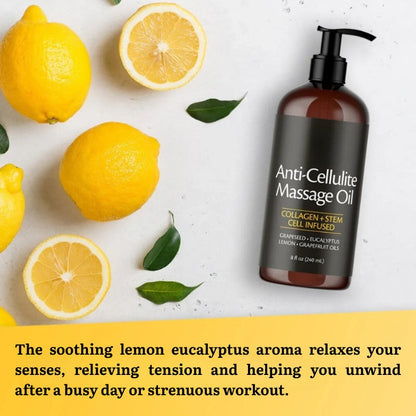 Collagen Firming Anti-Cellulite Body Oil Relaxes Your Body and Brightens, Smooths Skin