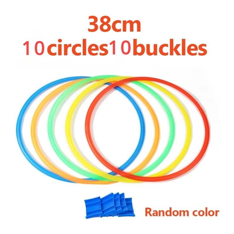 Colorful Jump Rings for Outdoor Games and Physical Activity Play