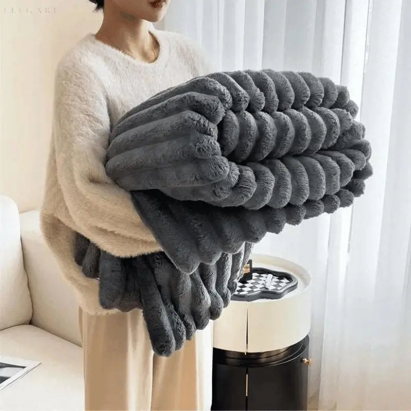 Halri | Weiche Fleecedecke – warm und kuschelig