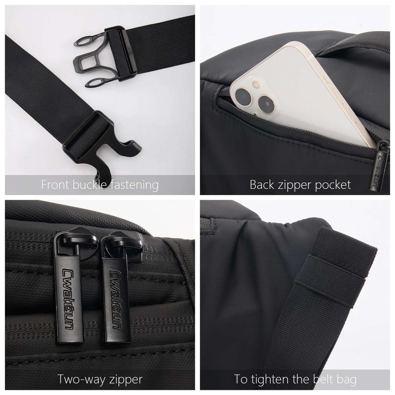 Compact Waterproof Camera Bag for Outdoor Use Crossbody, Sling, and Waist Bag