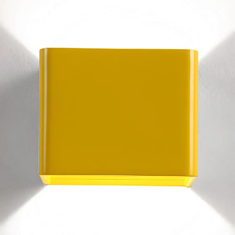 Schlanke LED-Wandleuchte, modernes weißes Finish