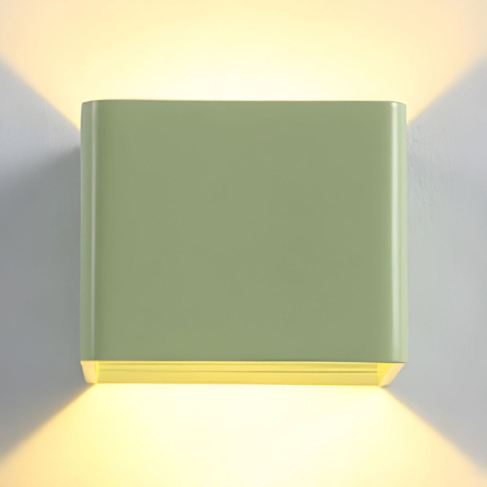 Schlanke LED-Wandleuchte, modernes weißes Finish