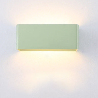Schlanke LED-Wandleuchte, modernes weißes Finish