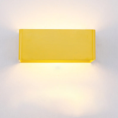Schlanke LED-Wandleuchte, modernes weißes Finish