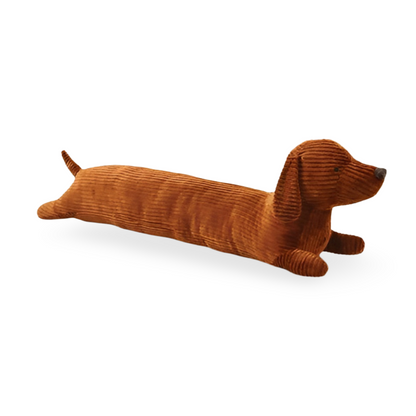 Plüschiges Dackel-Hundekissen